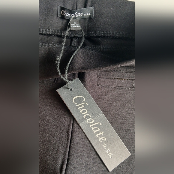 Women's Black Pants - Picture 2 of 4